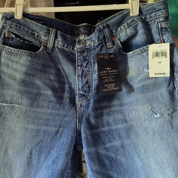 NWT Lucky Brand Siena Slim BF Jeans, size 12. - Picture 3 of 9